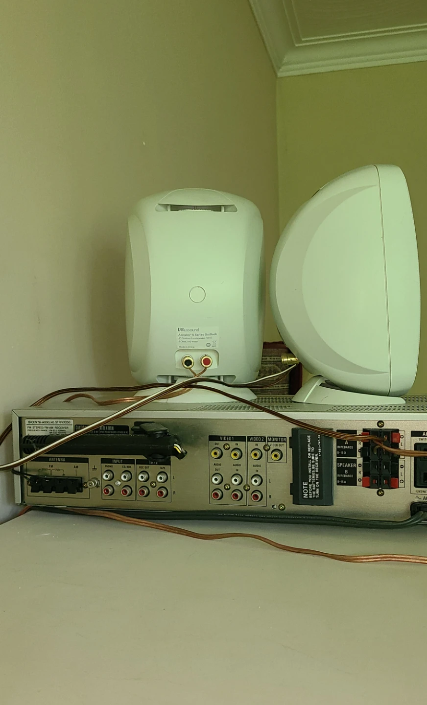 Vintage SONY STR-VX350 Receiver + Russound Speakers - photo 5