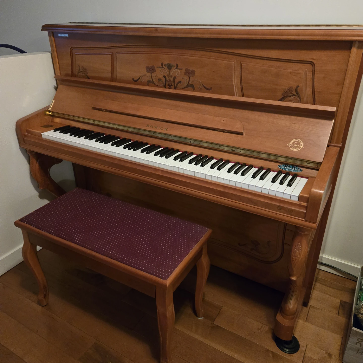 Samick Upright Piano with Bench - photo 3