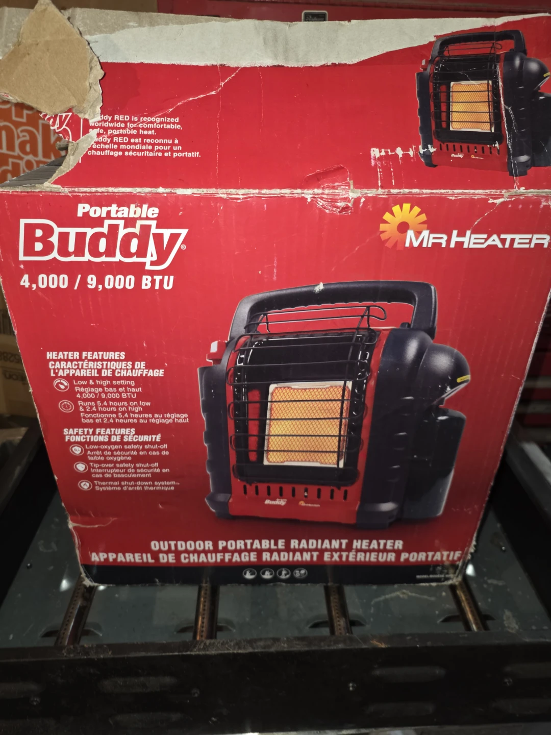 Mr. Heater Portable Buddy Radiant Heater 4,000/9,000 BTU