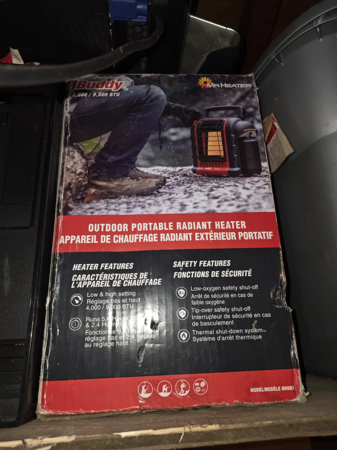 Mr. Heater Portable Buddy Radiant Heater 4,000/9,000 BTU - photo 2