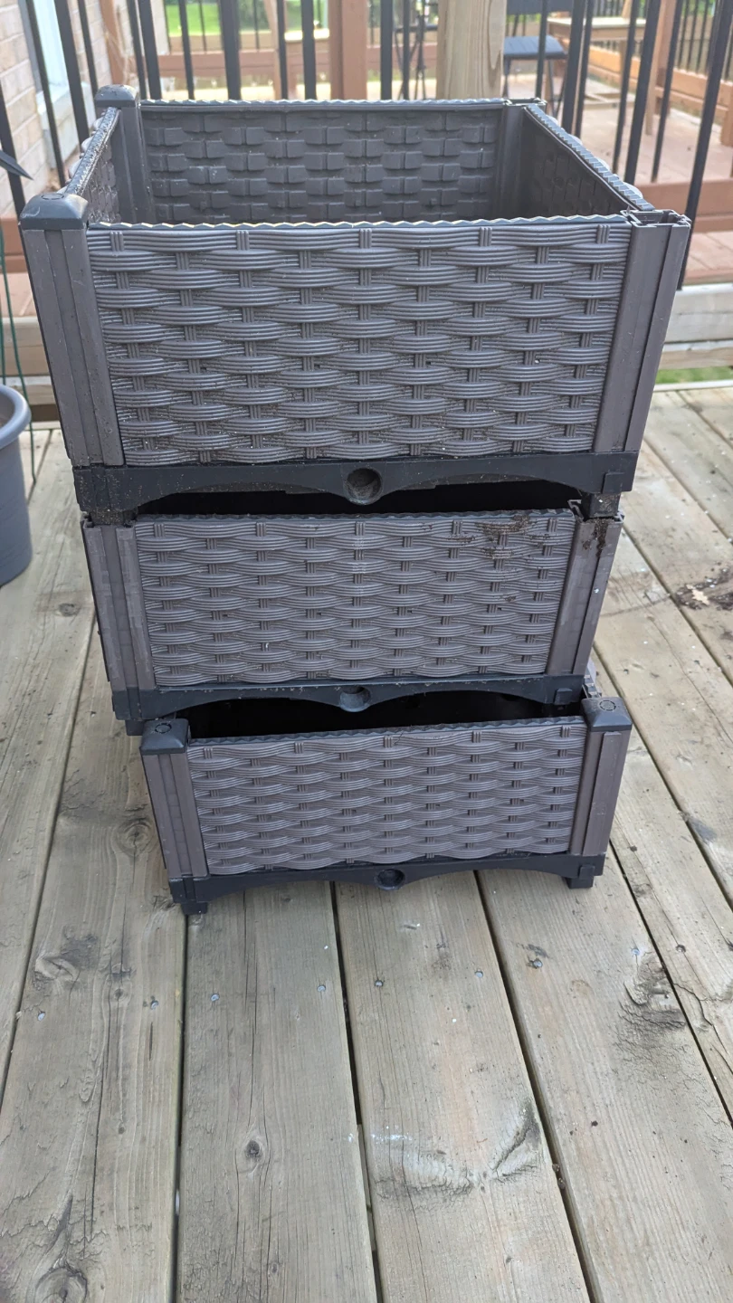Stackable Planter Box-  set of 3