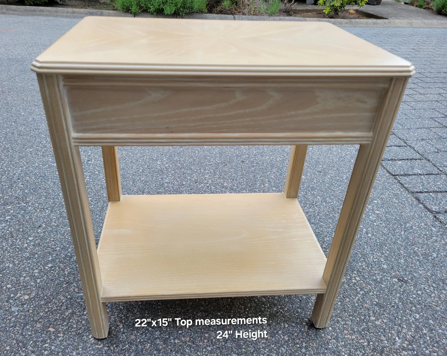 Vintage DREXEL Oak Nightstand / End Table – Mid-Century Modern - photo 2