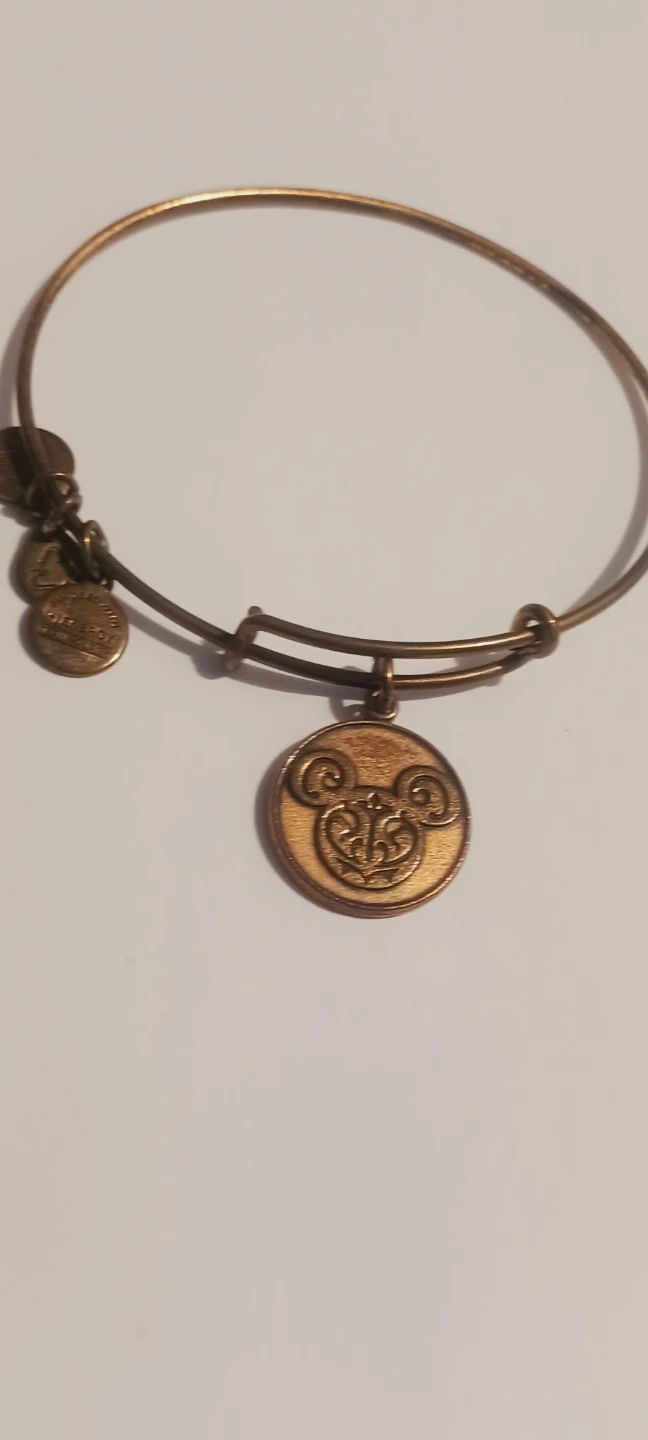Alex and Ani Mickey Mouse Copper Charm Bangle Bracelet