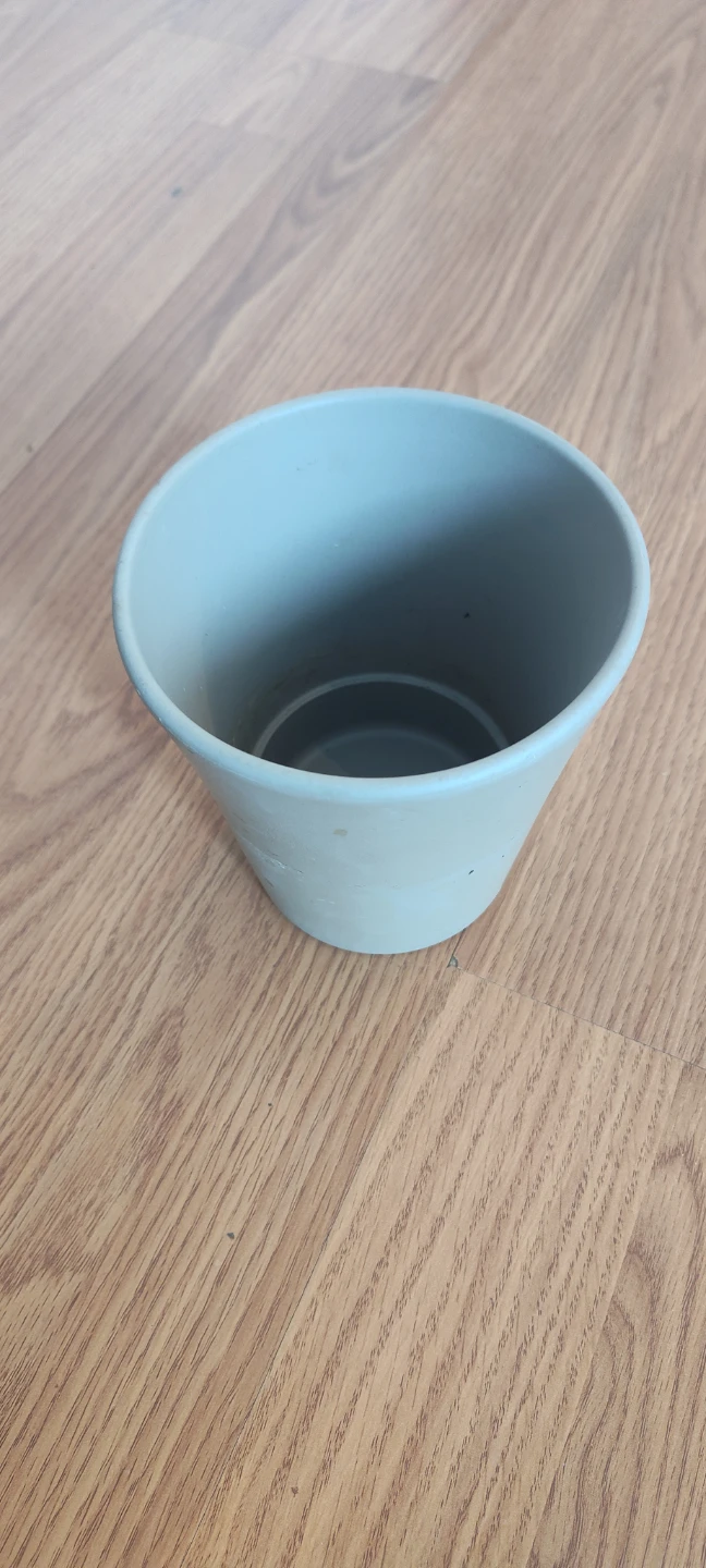 Small Grey Ceramic Planter Pot