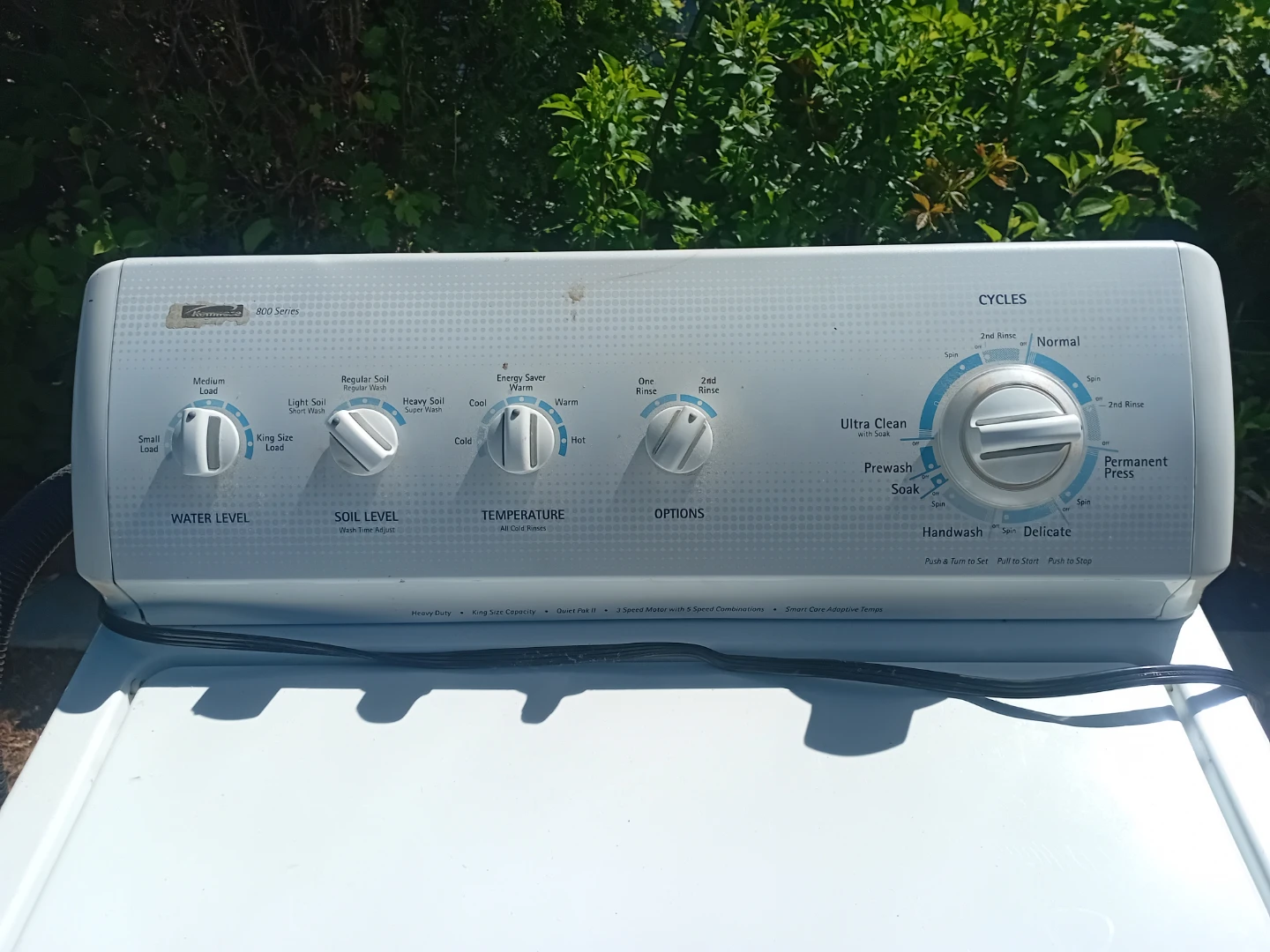 Kenmore 800 Series Top Load Washing Machine - photo 3