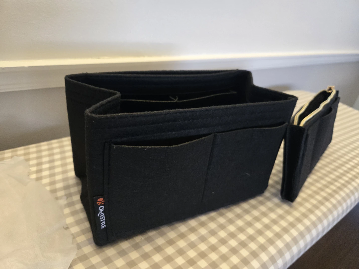 Black Felt Purse Organizer Insert - photo 2