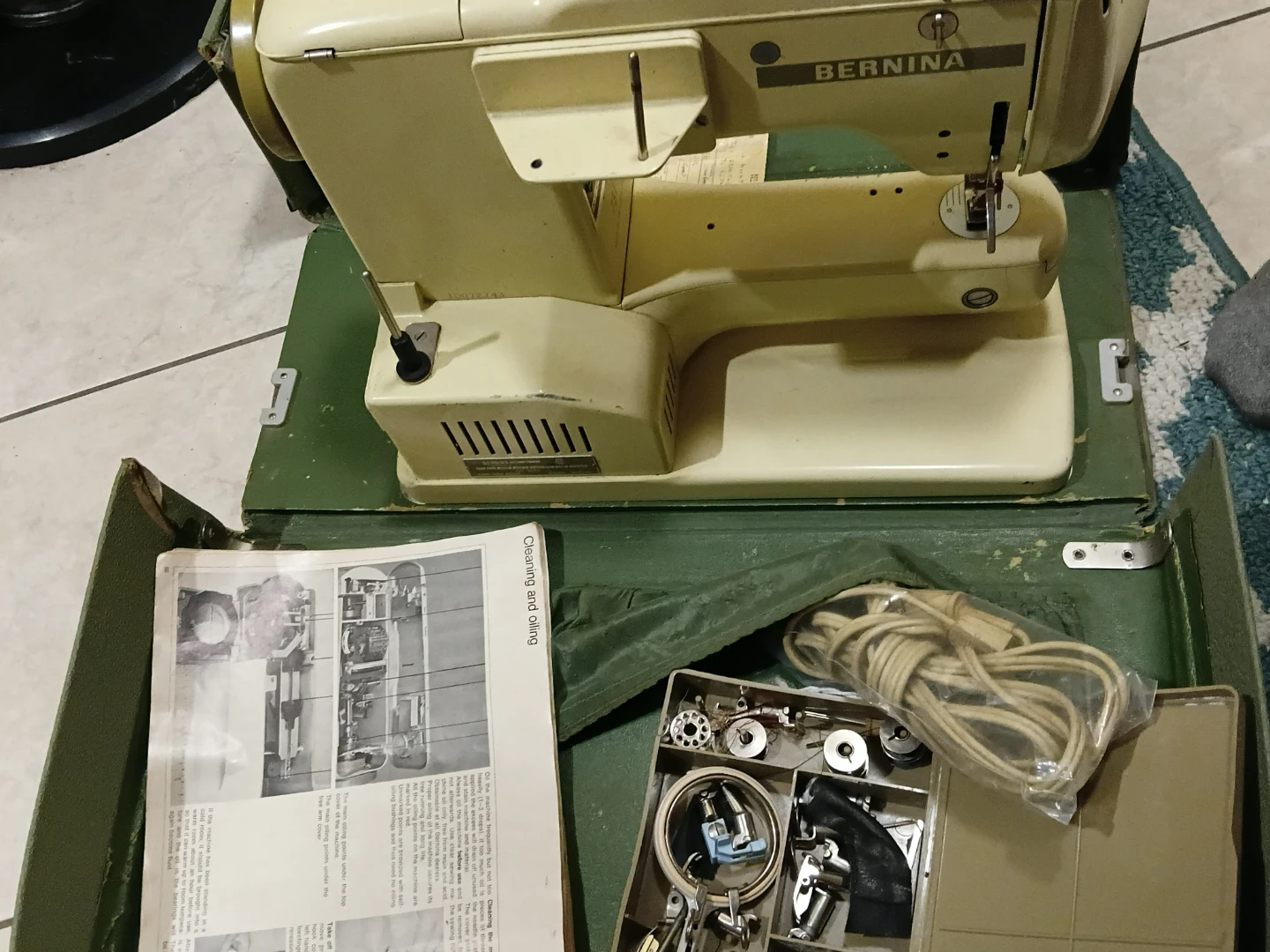 Bernina Sewing Machine with Case and Accessories - photo 3