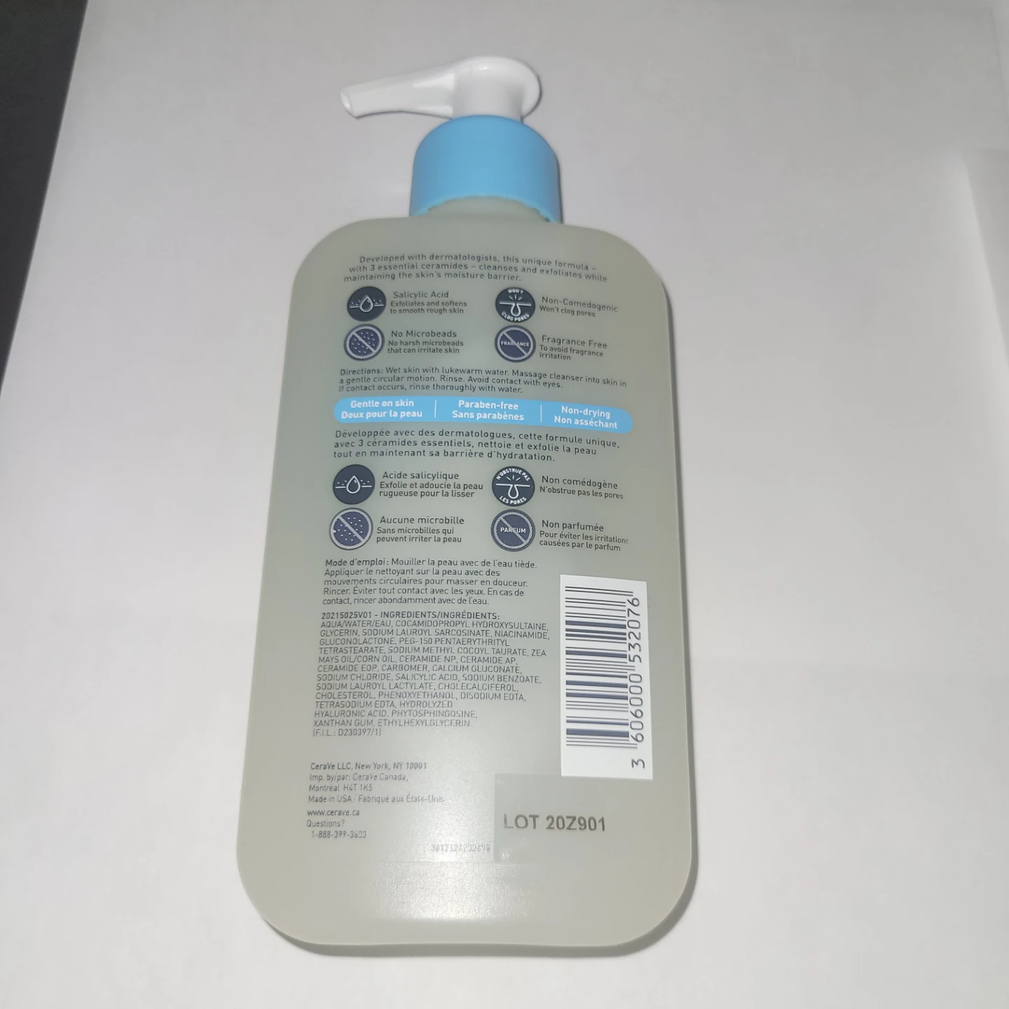 CeraVe SA Cleanser with Salicylic Acid 16 oz - photo 2