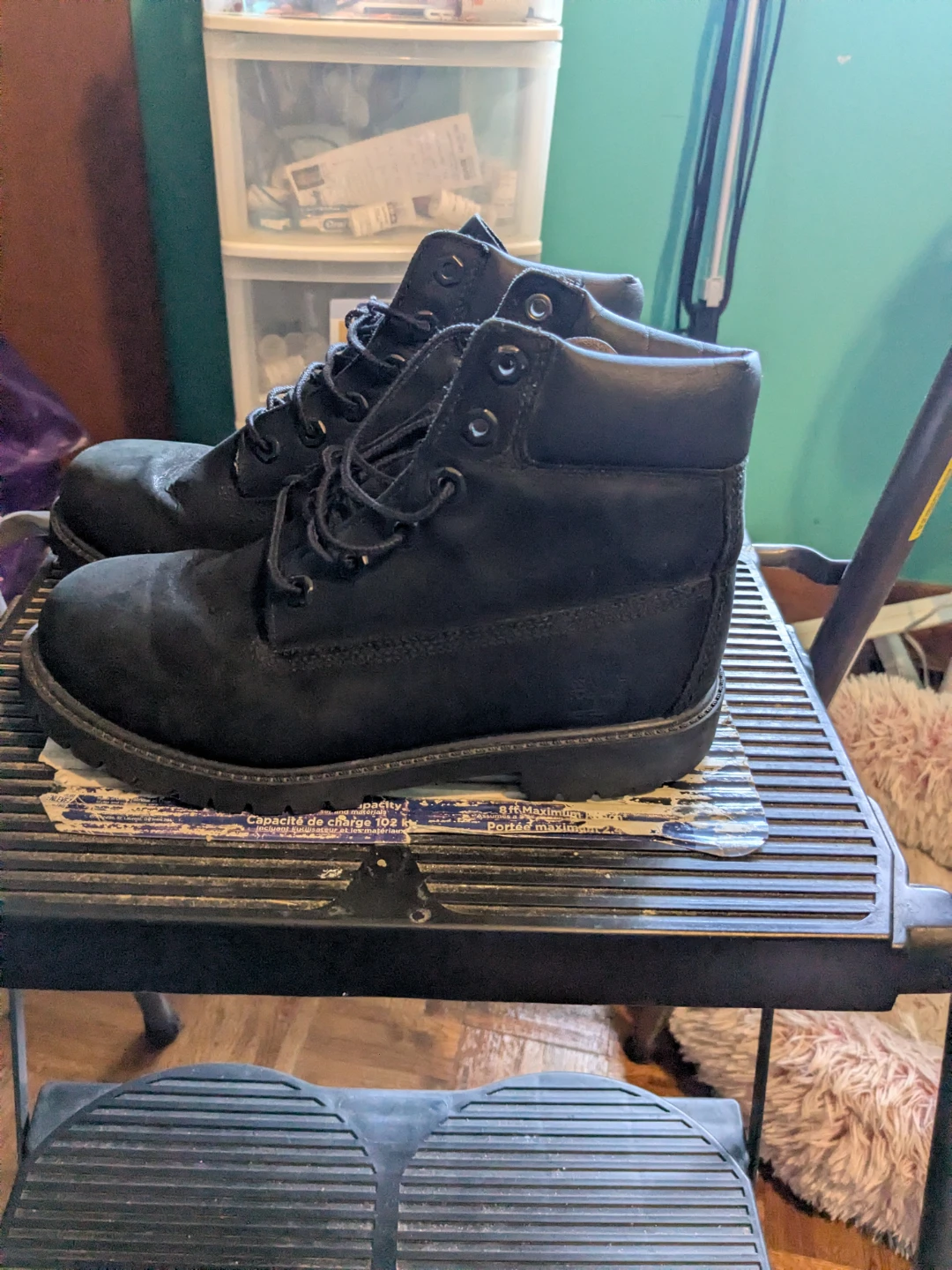 Black Timberland Boots