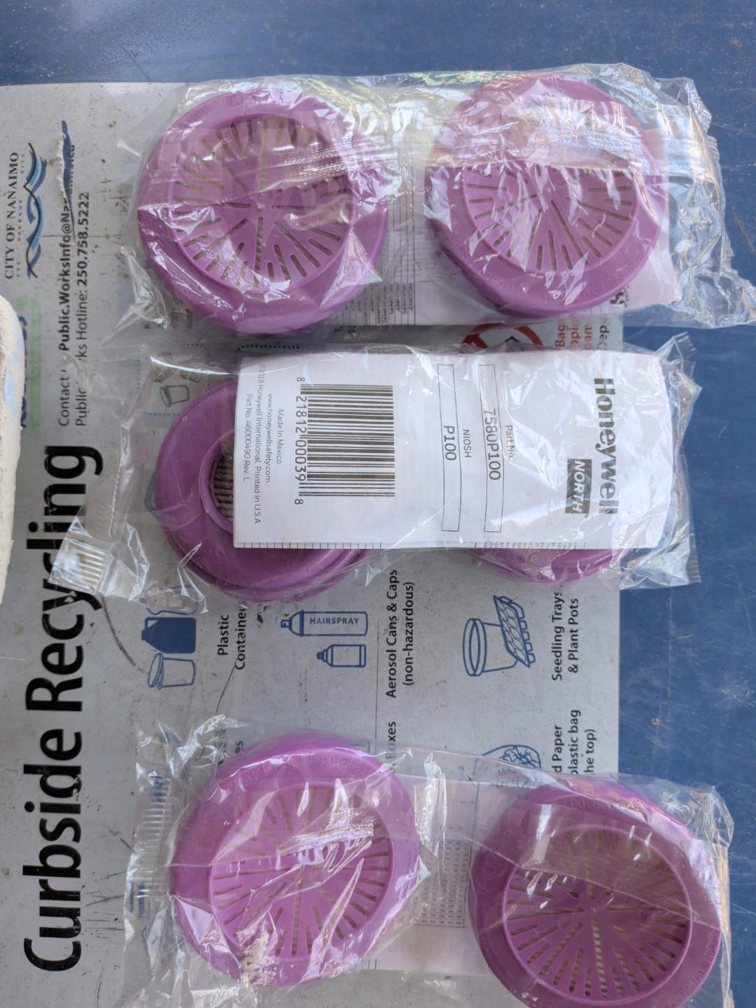 Honeywell North P100 Particulate Filters (3 Pairs) - photo 3