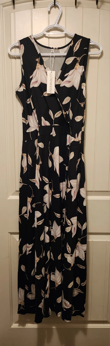 Women's Floral Print Midi Dress Size M