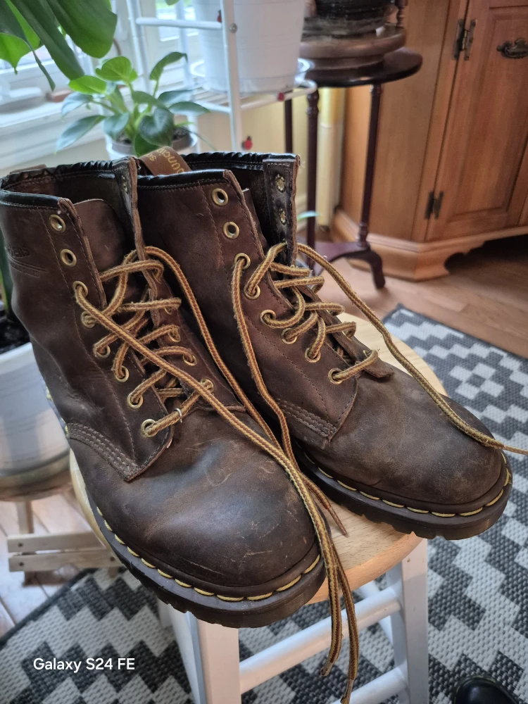 Dr. Martens Air Cushion Soles Leather Boots