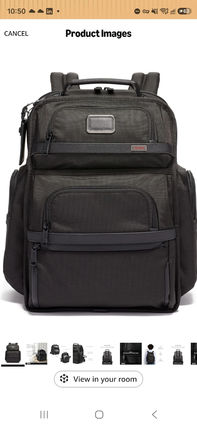 Tumi Alpha 3 Backback - photo 4
