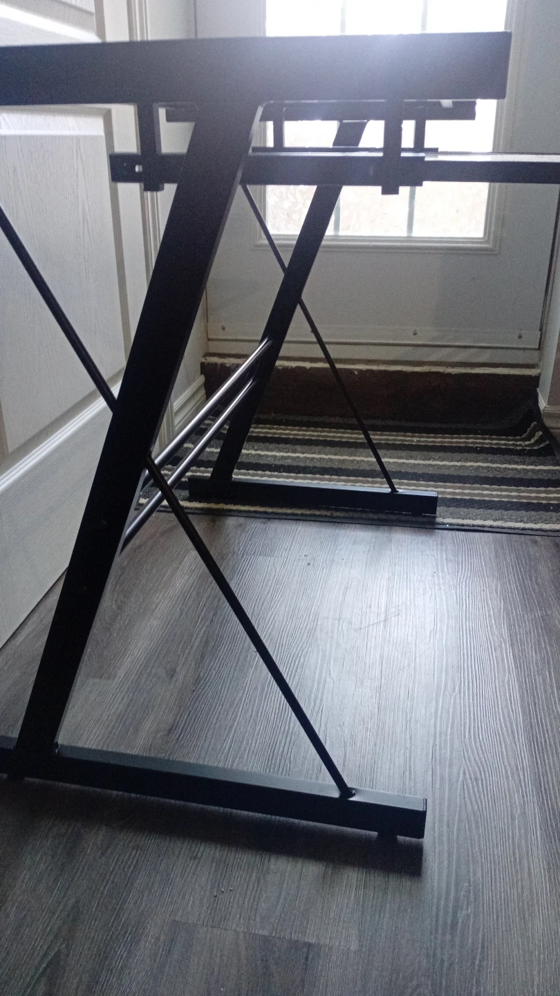 Glass and Metal Desk - photo 4