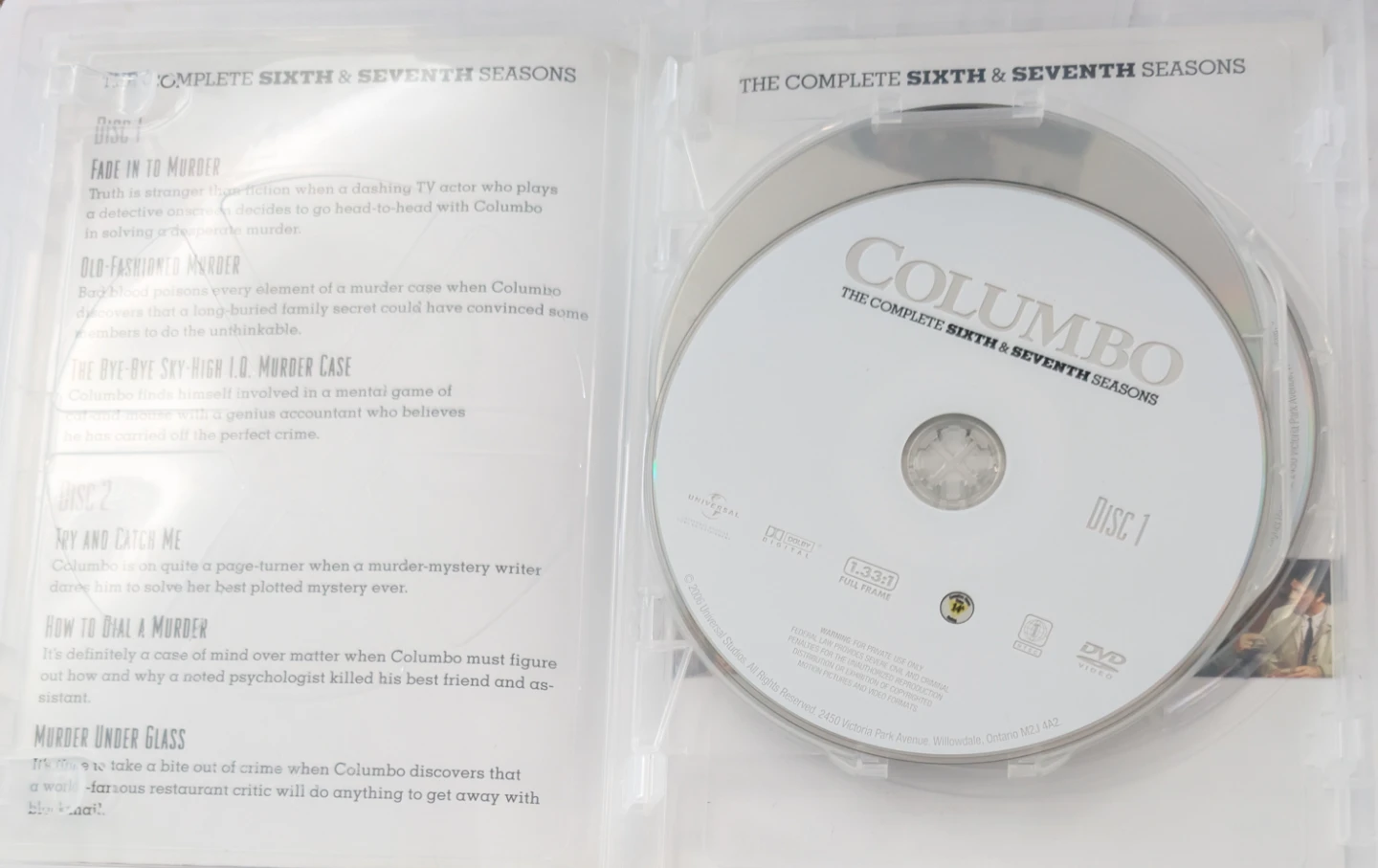 Columbo: The Complete Sixth & Seventh Seasons DVD Set - photo 3