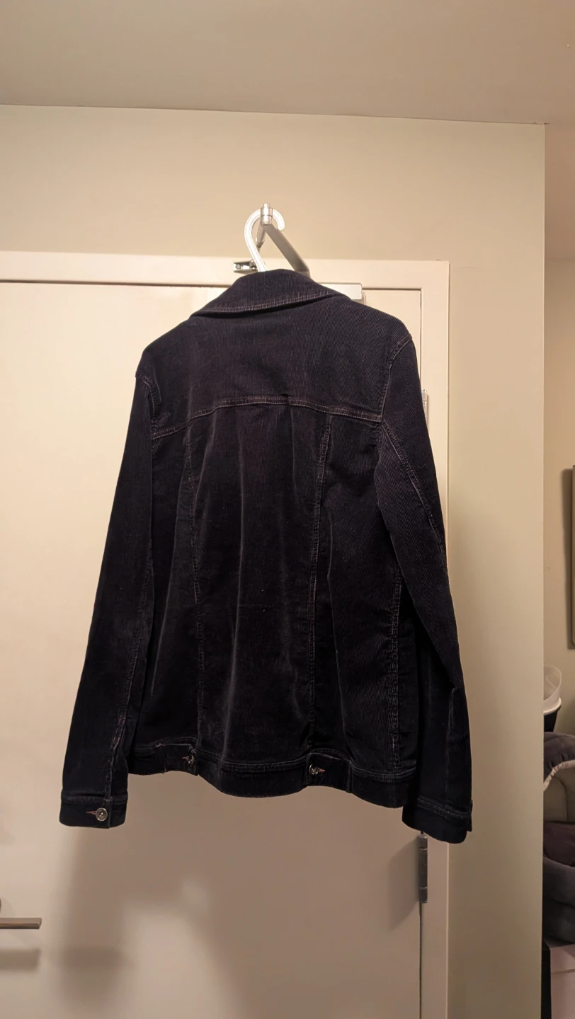 Corduroy Jackets, 1 Black, 1 Navy sz Large 14/16 - photo 3