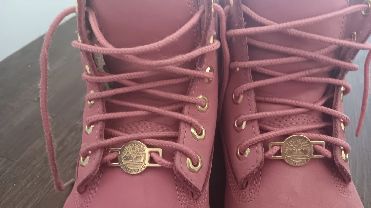 Timberland Pink Boots Size 7 Youth Waterproof - photo 3