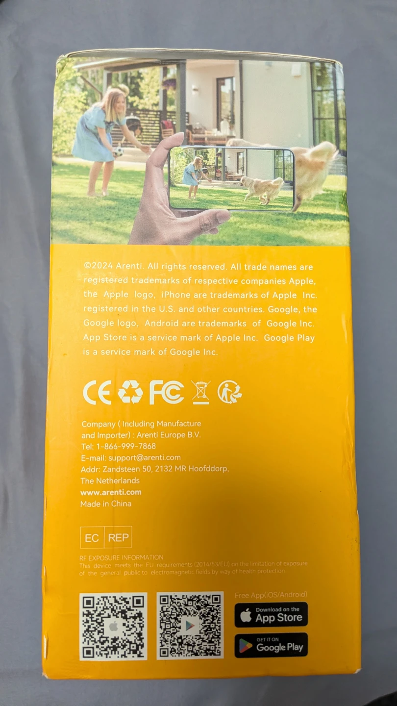 Arenti O3 2-Pack 4MP Outdoor Wi-Fi Camera - photo 2