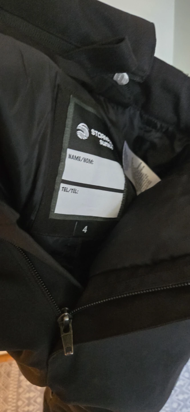 Kids Stormberg Black Ski Pants Size 4 - photo 3