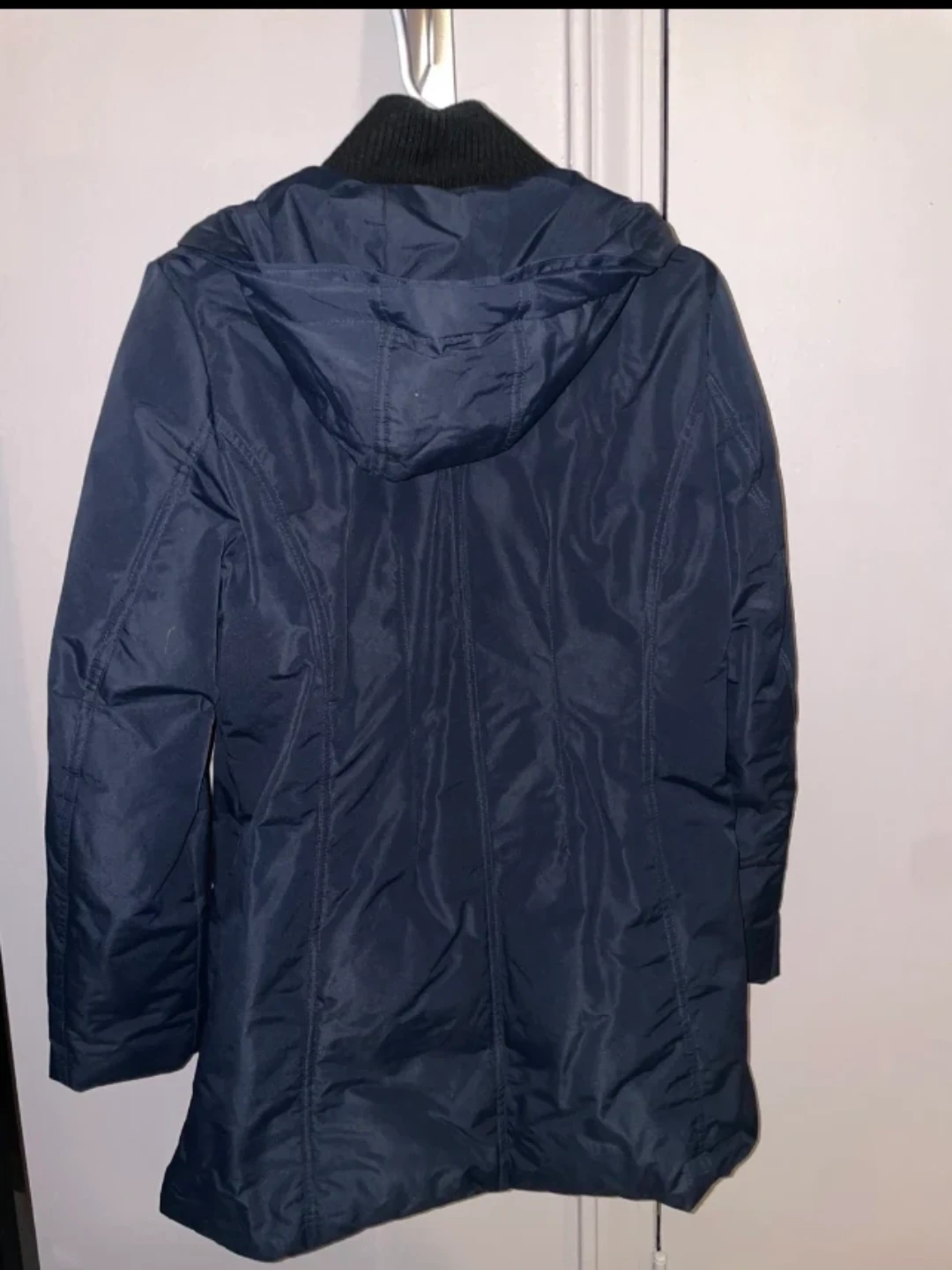 Navy Blue Puffer Coat size: M - photo 2