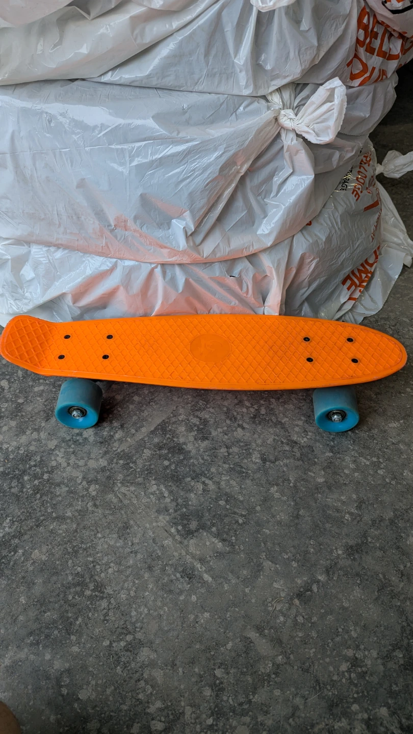 Orange Penny Board Skateboard - photo 2