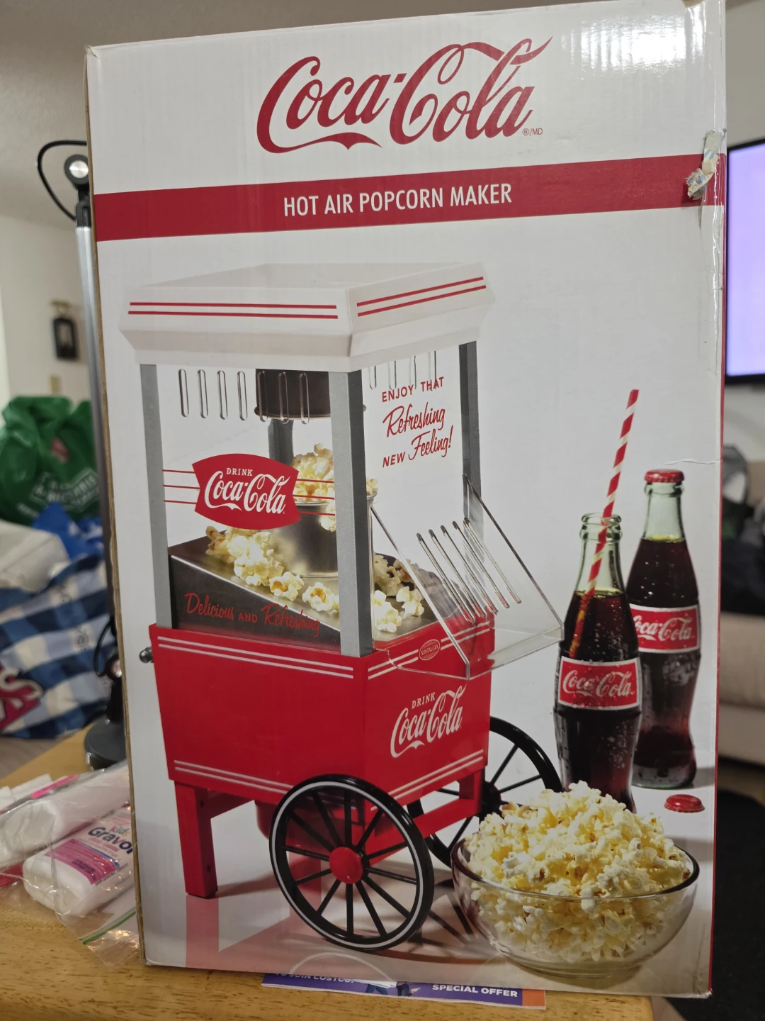 Coca-Cola Hot Air Popcorn Maker
