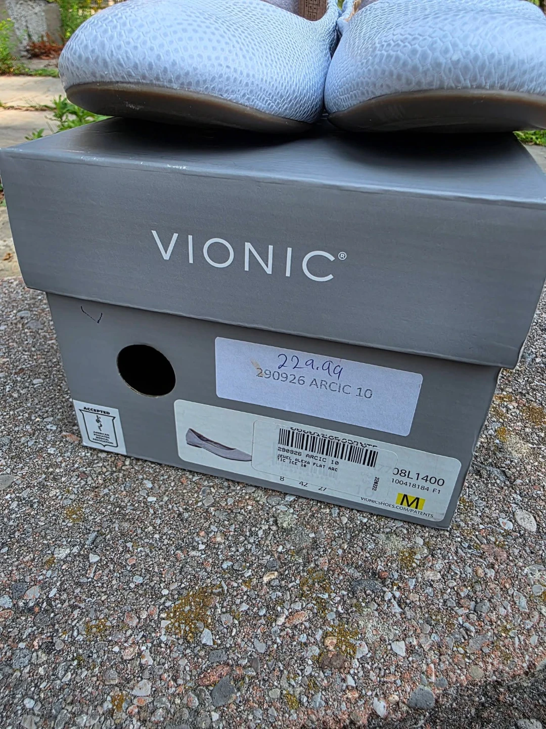Vionic Blue Snake Print Ballet Flats Size 10 - photo 4
