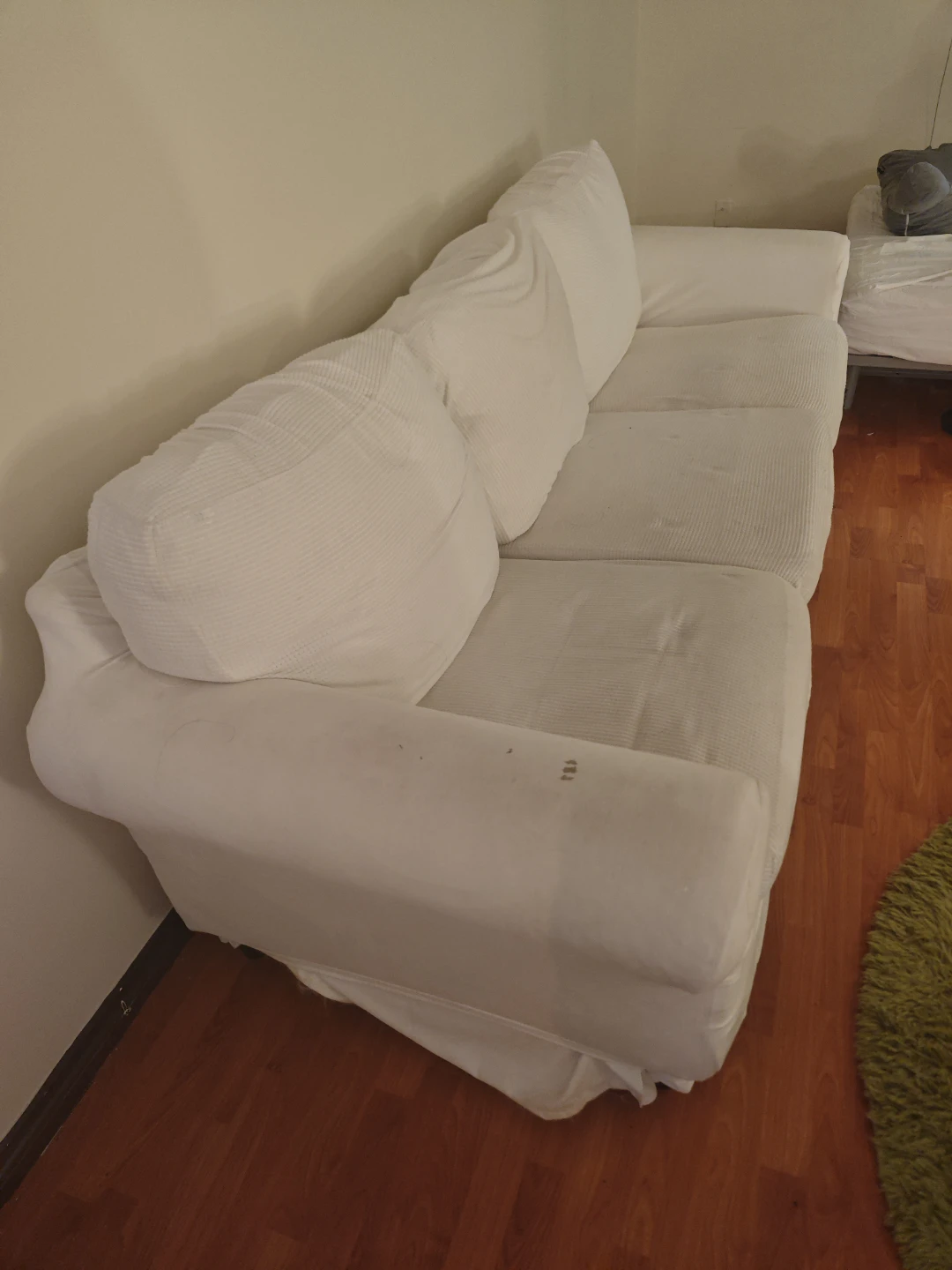 White 3-Seater Sofa