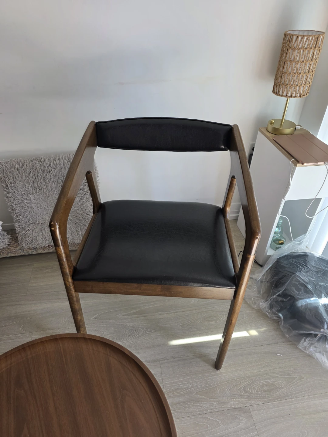 Set of 2 Modern Wooden Accent Chairs - photo 3