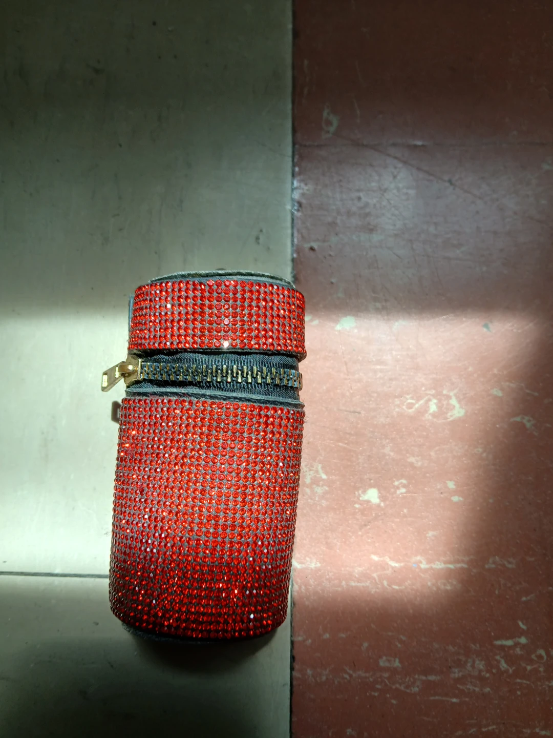 Red Rhinestone Mini Purse