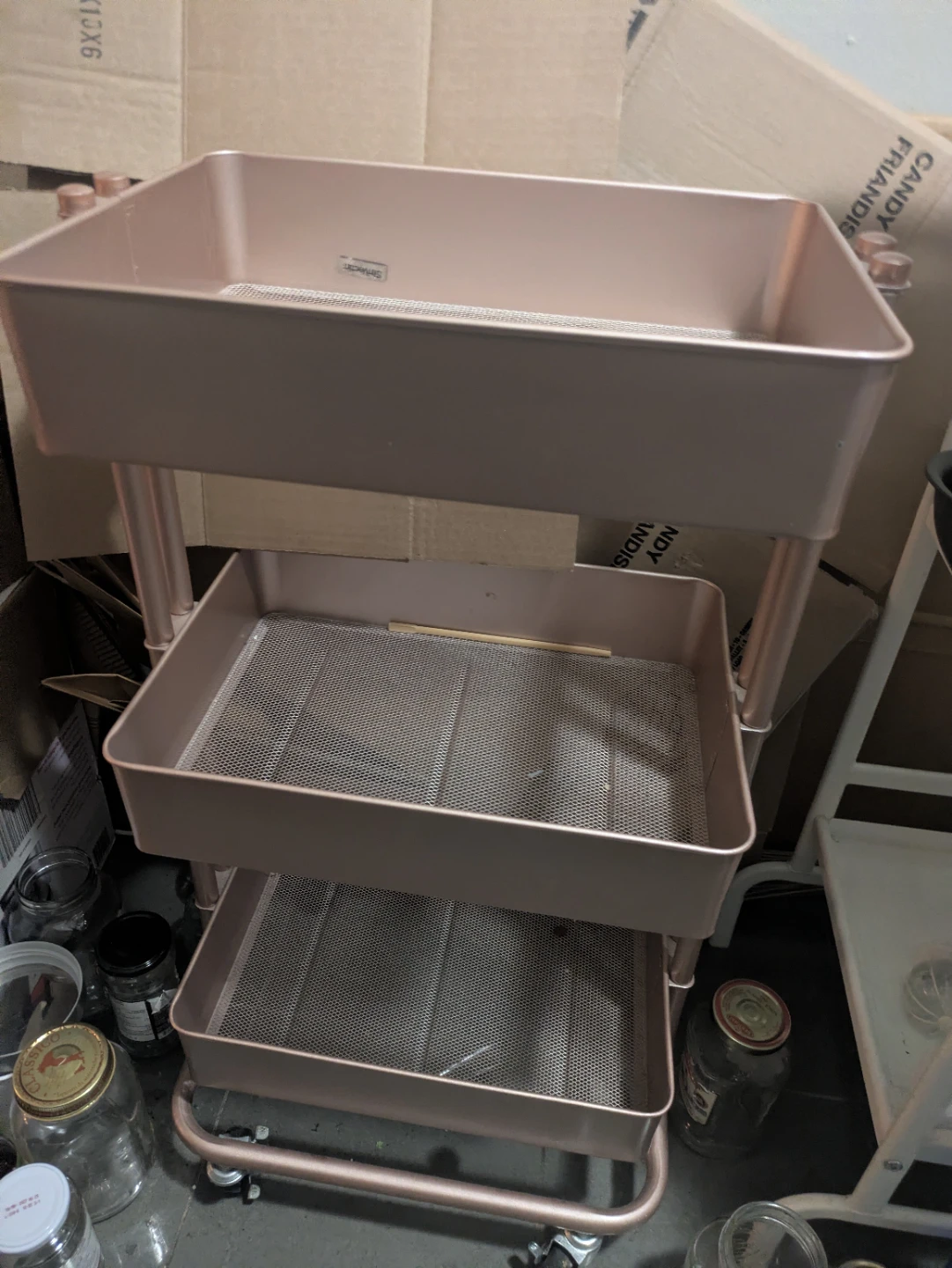 3-Tier Rolling Storage Cart