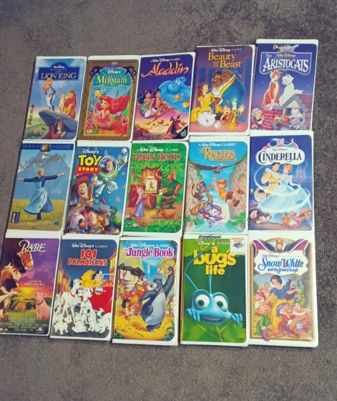 Disney VHS Movie Collection