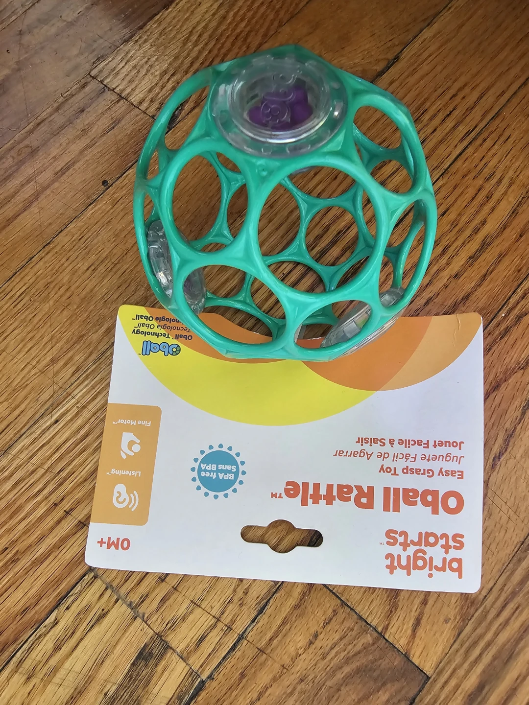 Bright Starts Oball Rattle Easy Grasp Toy