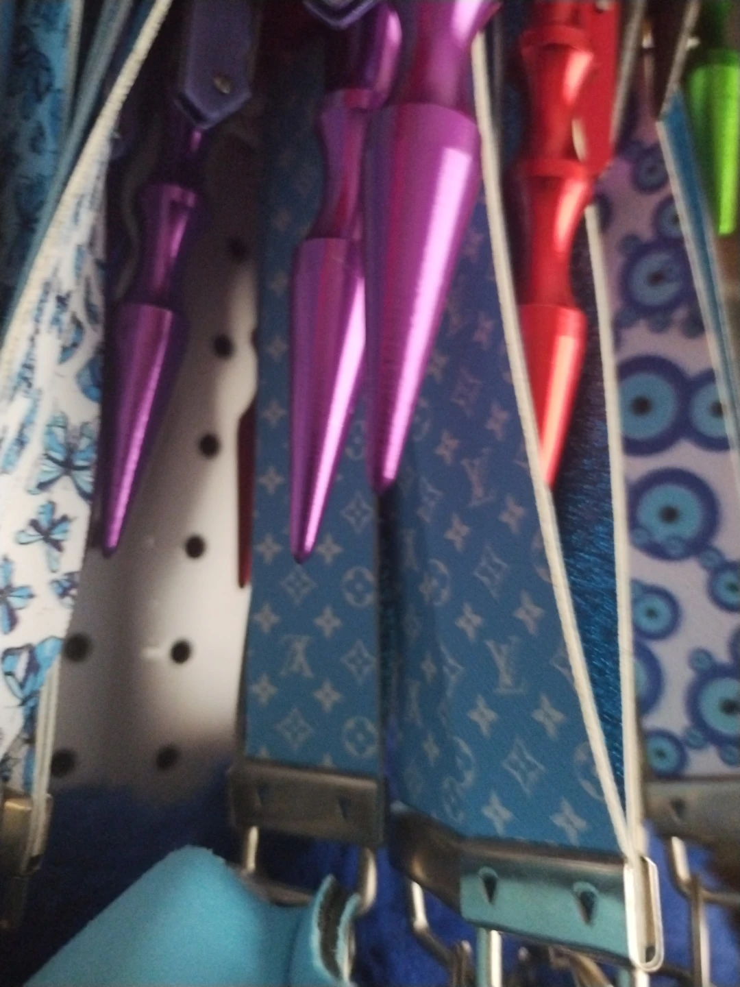 Women's defense keychain Accessories with Spikes and Pom-Poms - photo 3