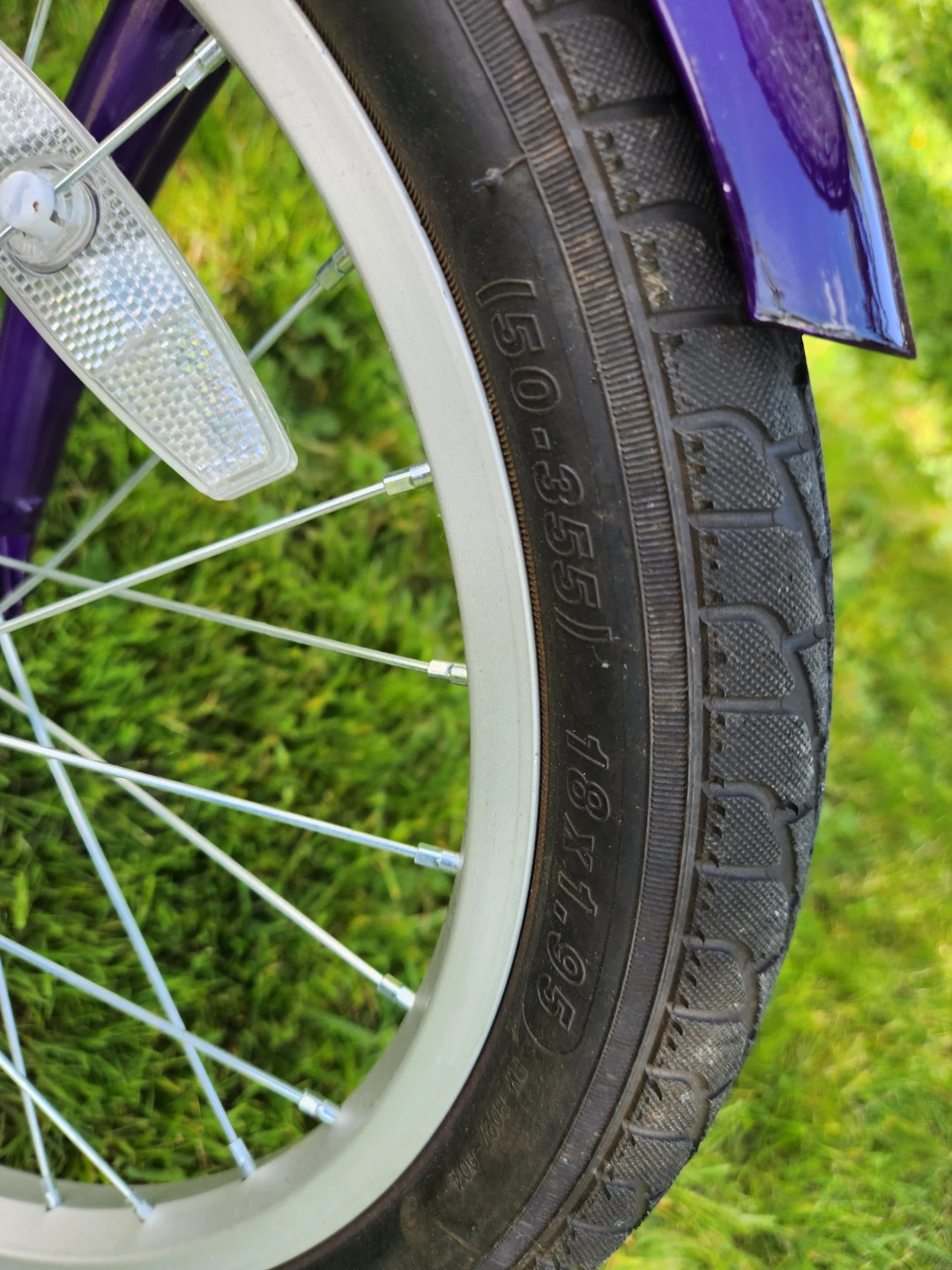 CCM Bloom Purple Kids Bike with Training Wheels - photo 2