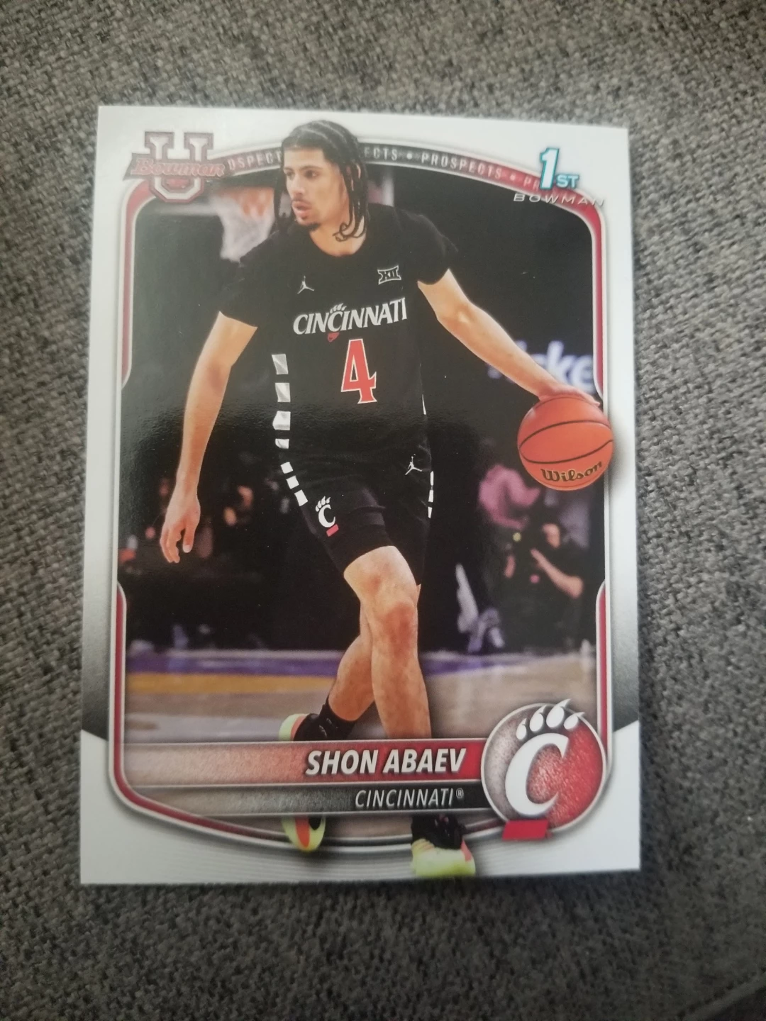 2023 Bowman Chrome Shon Abaev Cincinnati Prospect Card