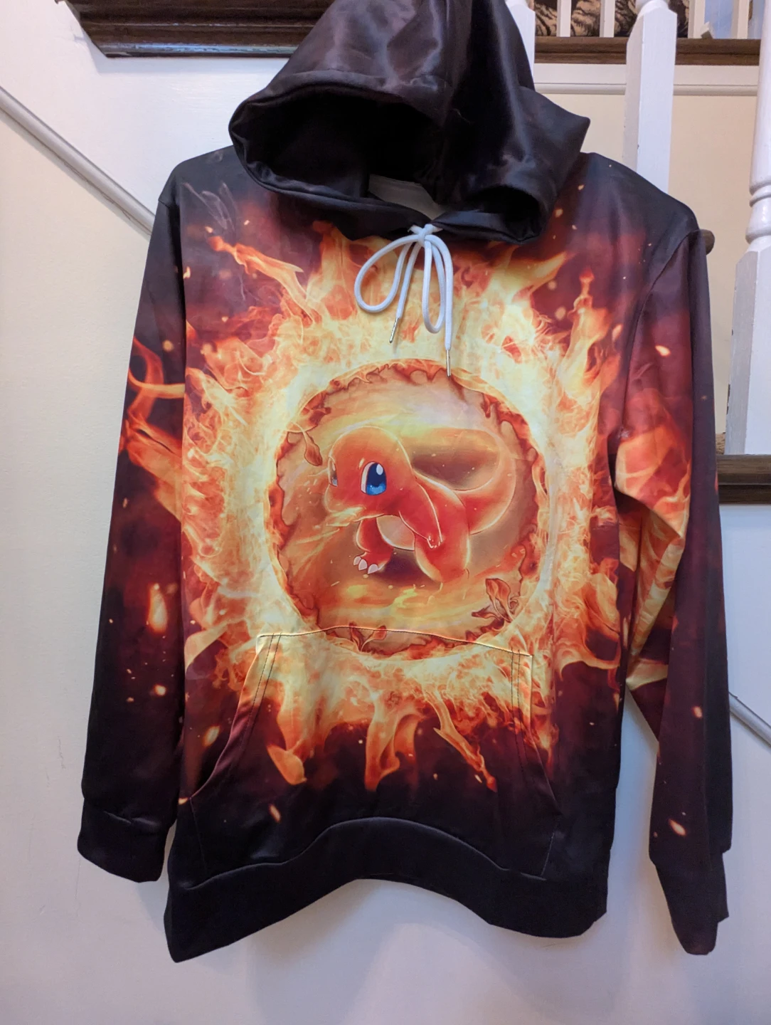 Pokemon Charmander Charizard Fire Hoodie