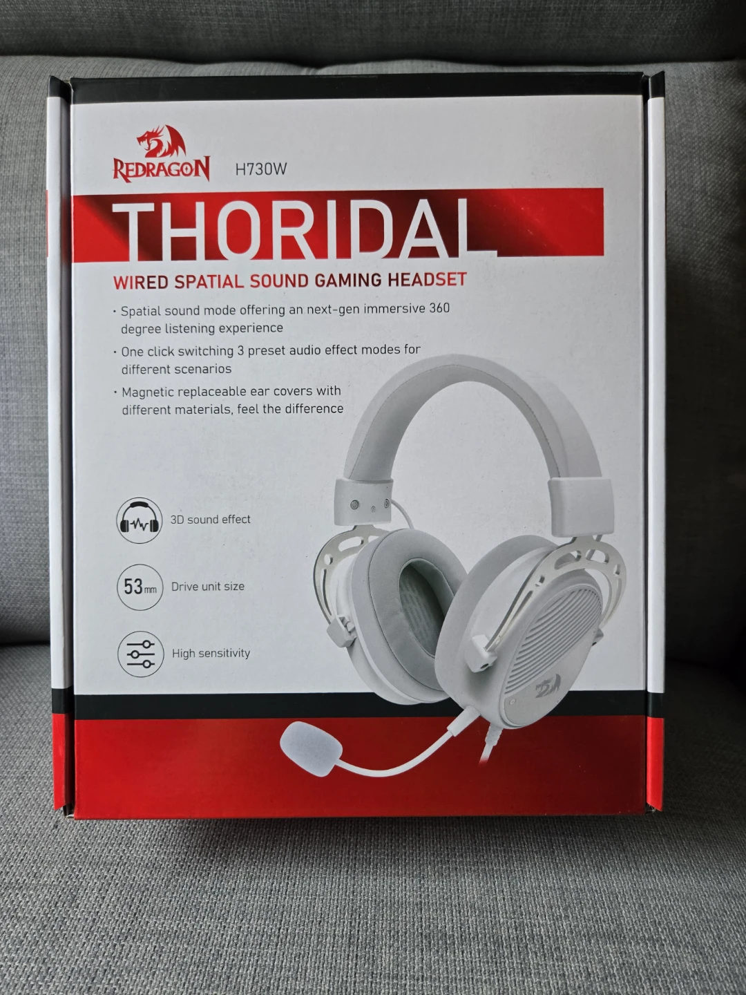 Redragon H730W Thoridal Wired Spatial Sound Gaming Headset
