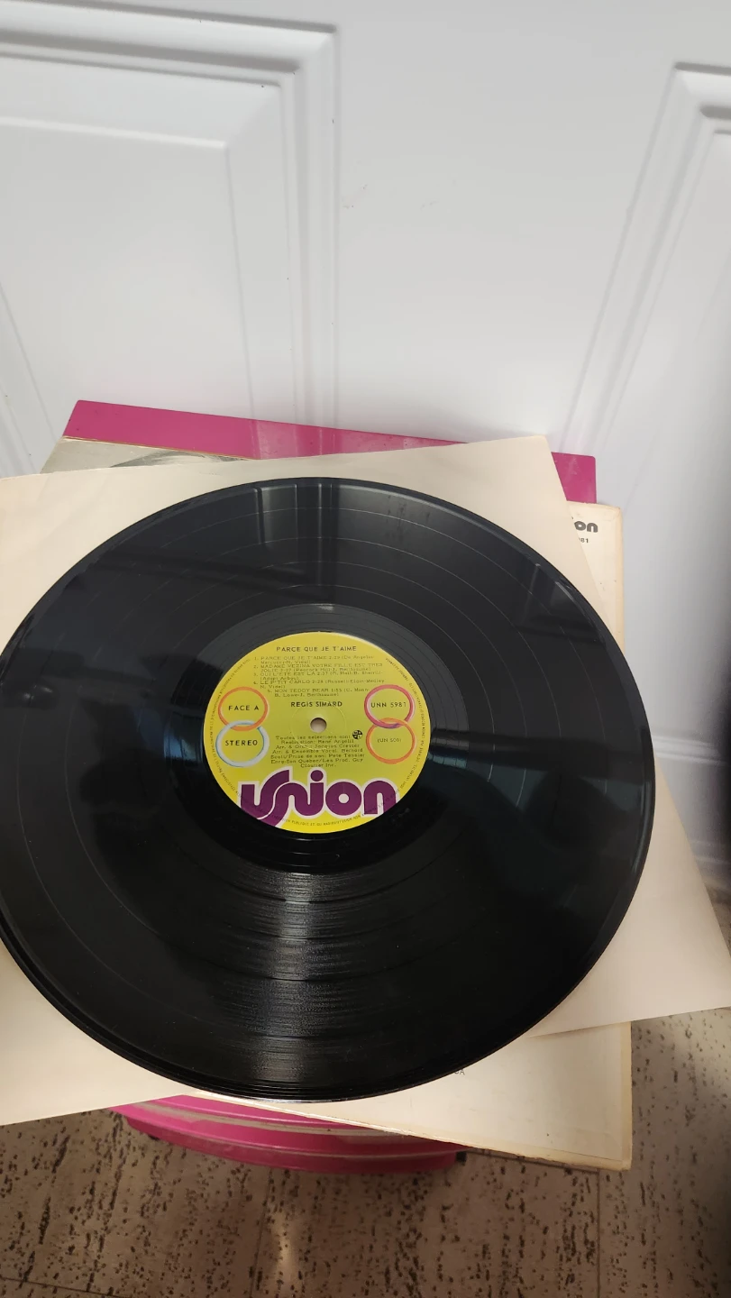 Régis Simard Par Ce Que Je T'aime Vinyl Record - photo 3