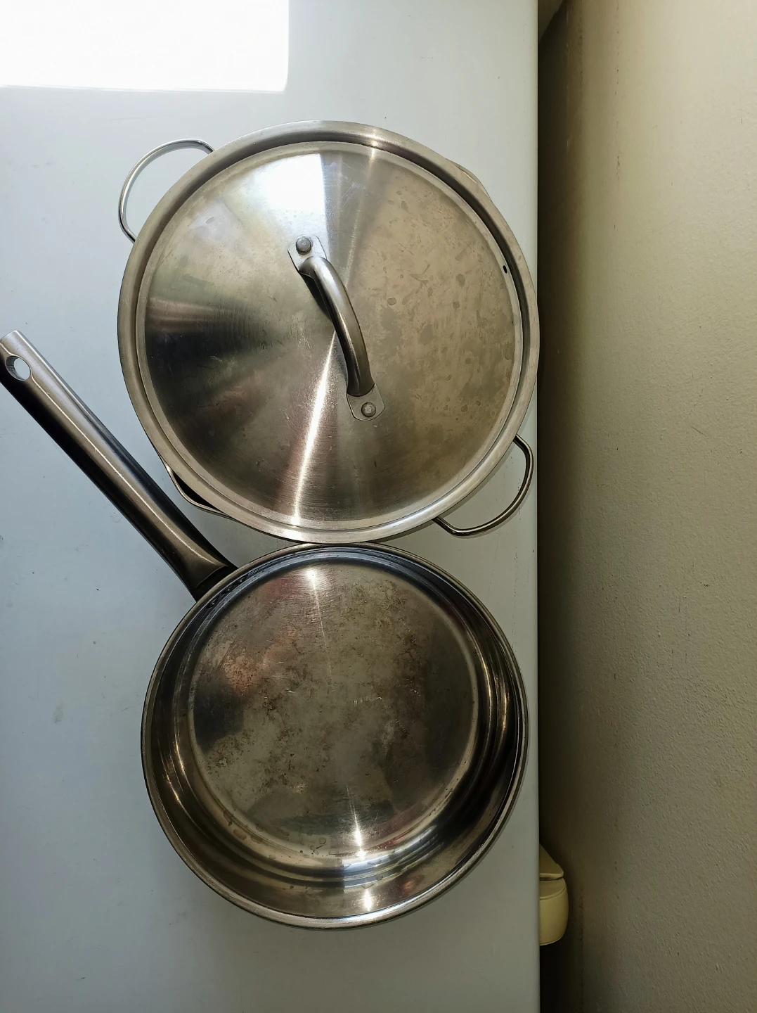Stainless Steel Pot+Pan+Lid - photo 4