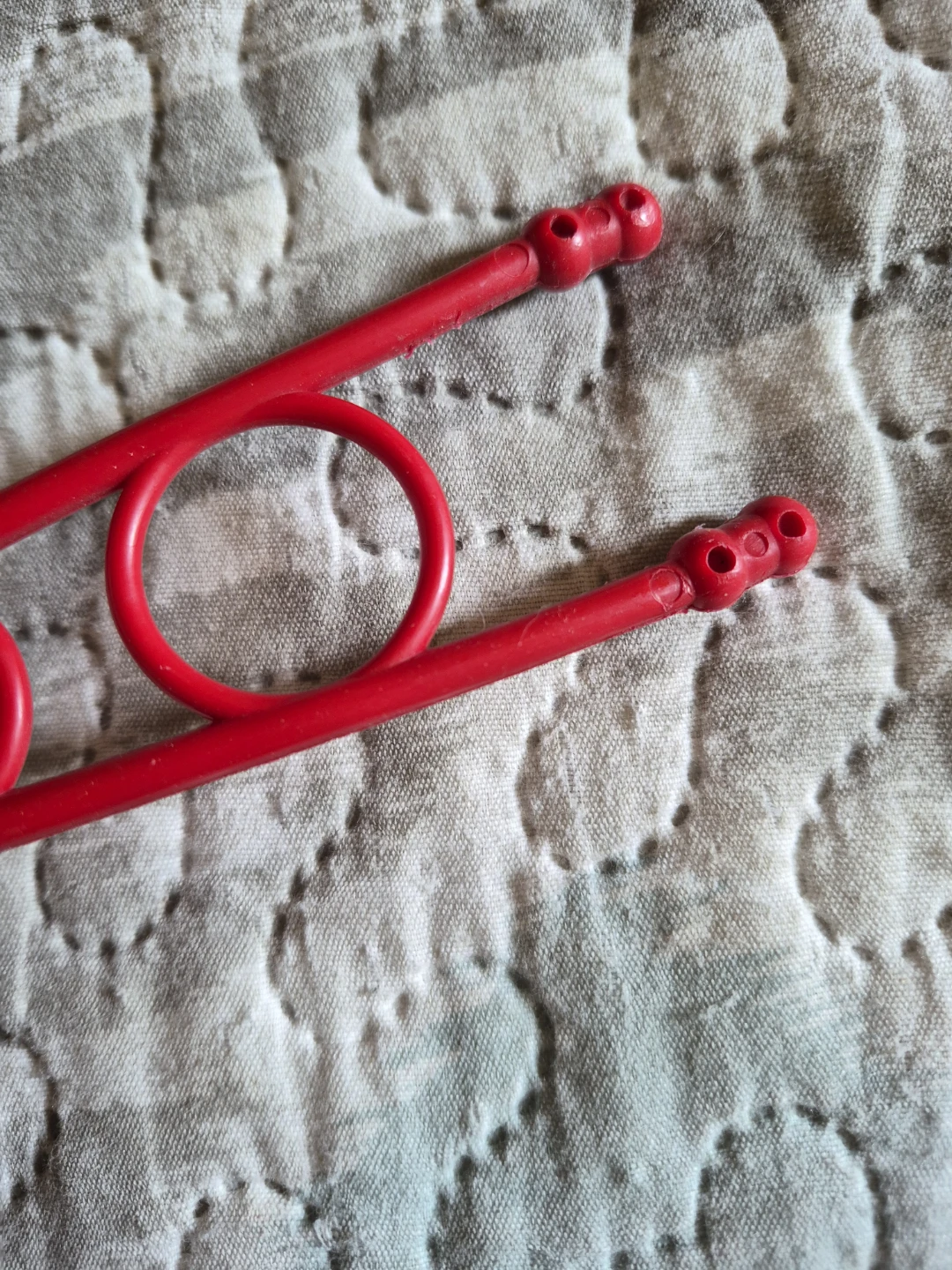 Red 18" x 1 1/2" Vintage Tupperware Cariolier Replacement Handle - photo 4