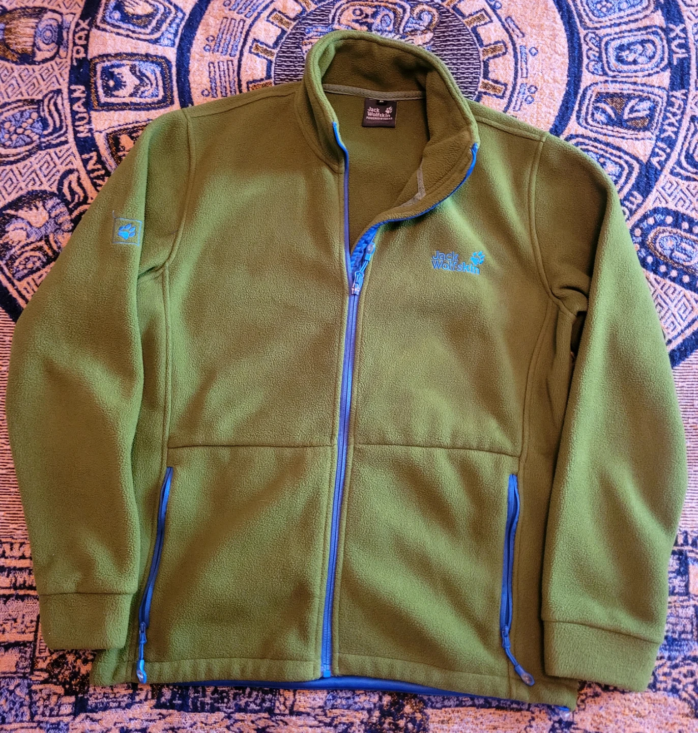 Jack Wolfskin Fleece Jacket - Green - XL🥕