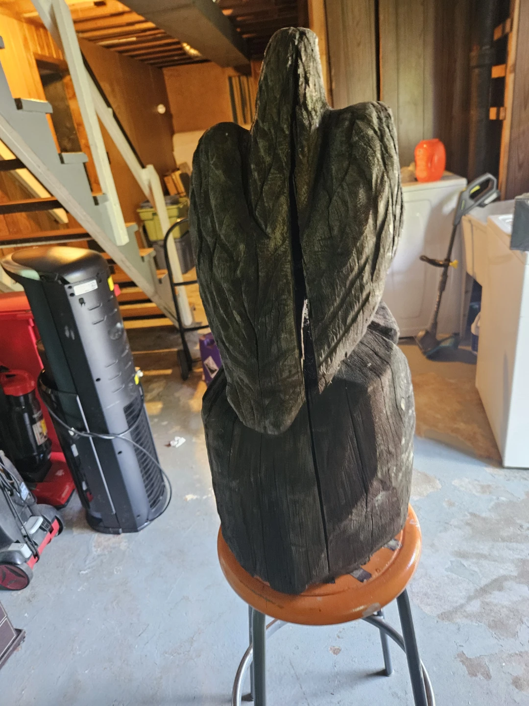 Wooden Eagle Sculpture - photo 5