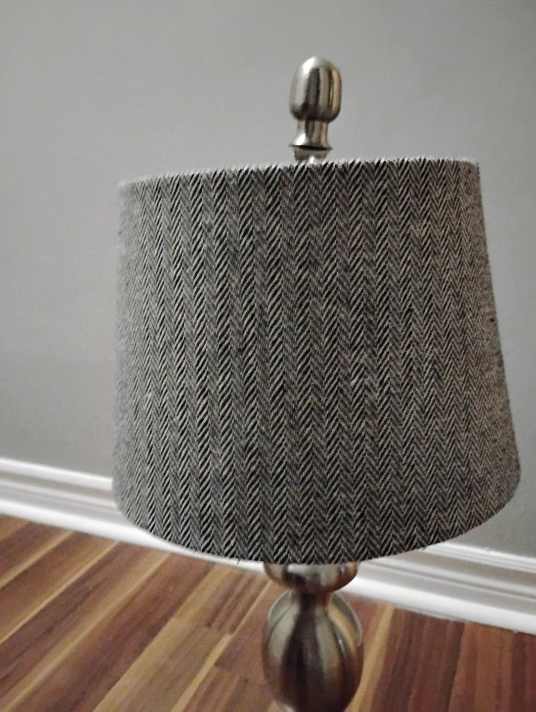 Table Lamp with Herringbone Shade - photo 2