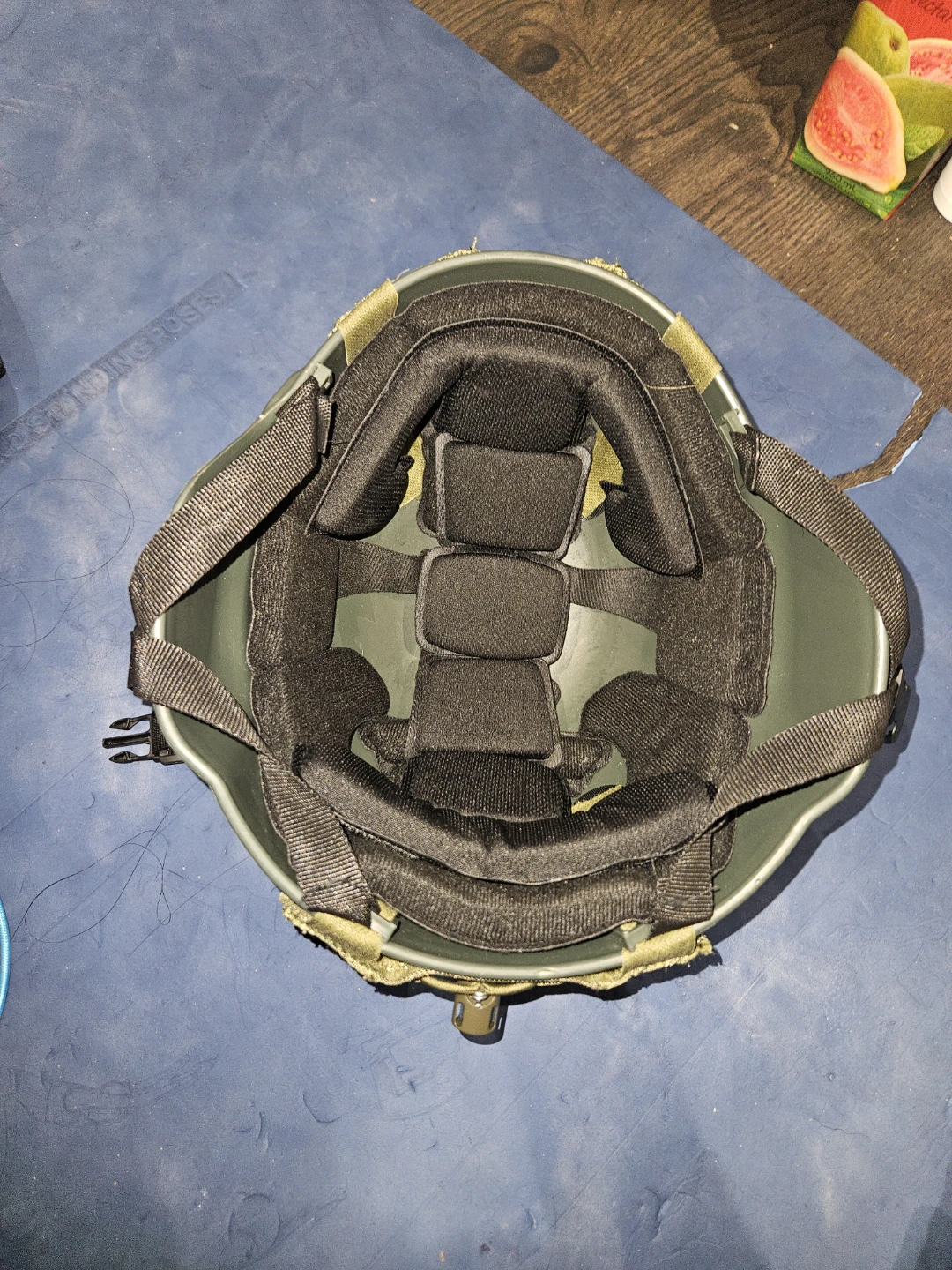 Tactical Helmet w/ helmet cover camo - photo 3