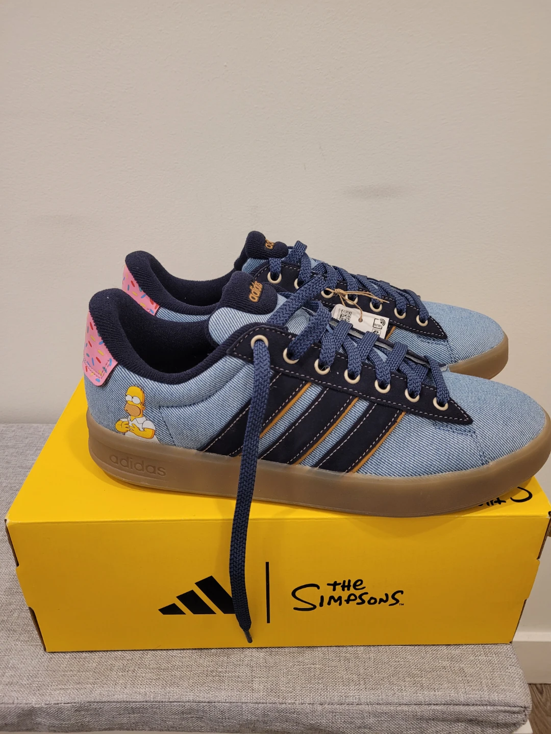 Adidas Grand Court Simpson's Homer Simpson Shoes - photo 4