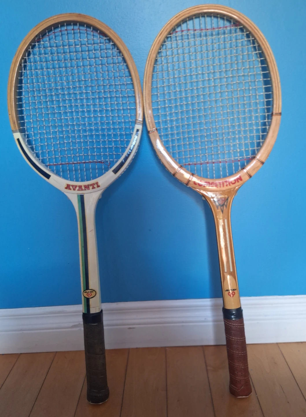 Vintage Jelinek Avanti & Competition Tennis Rackets