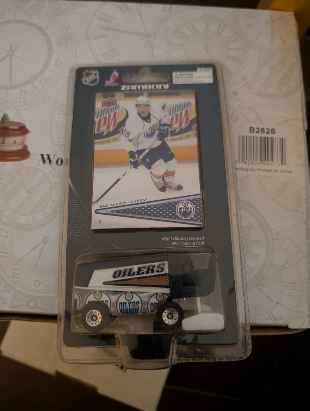 NHL Zamboni Ice Resurfacer Toy with Trading Card