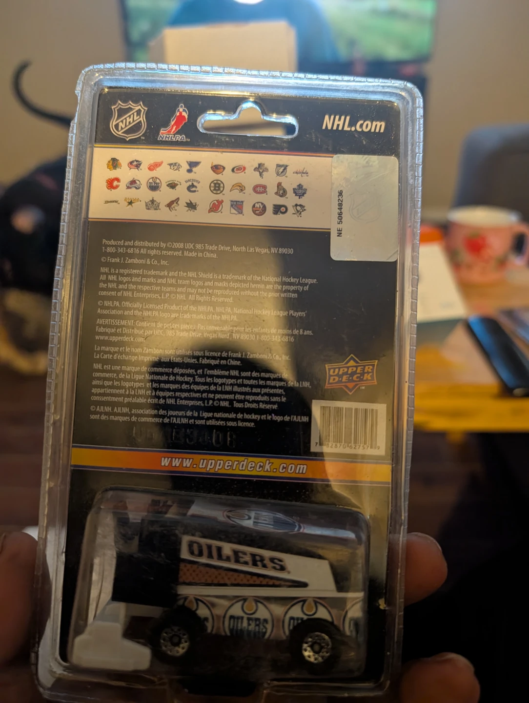 NHL Zamboni Ice Resurfacer Toy with Trading Card - photo 2
