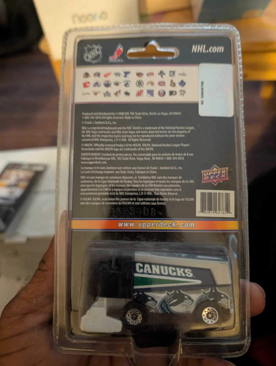 NHL Zamboni Ice Resurfacer Toy with Trading Card - photo 4